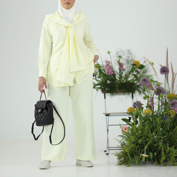SC 24 - Casual set - Butter yellow