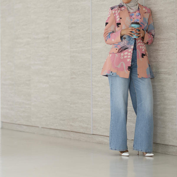 Pastel harmony ( jacket + tank top)