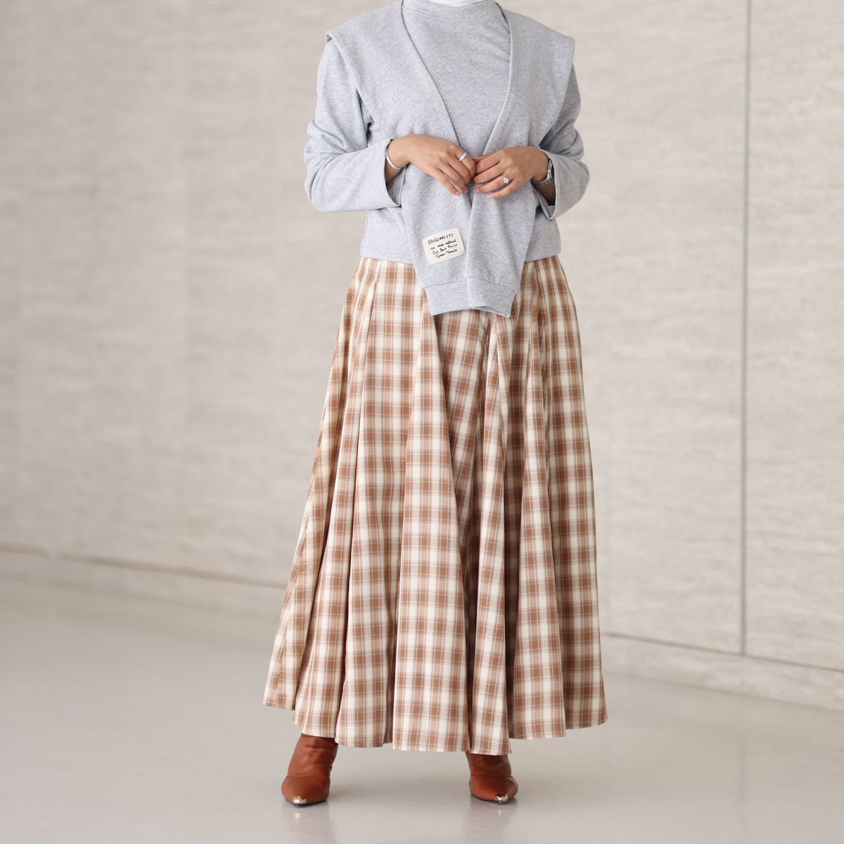 Maple Check Skirt