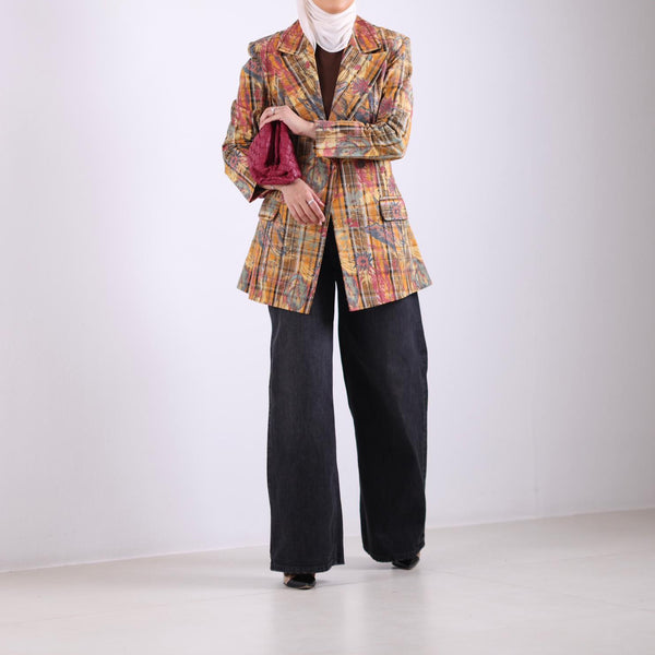 Brushstroke Elegance- worm brown