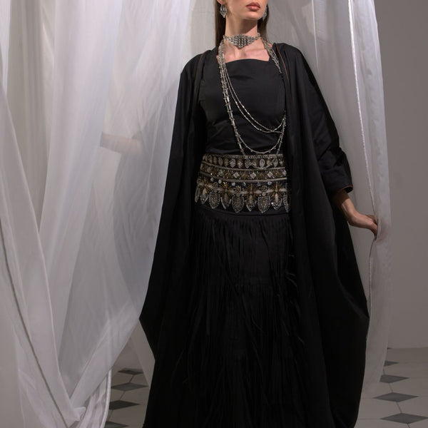 Gilded fringe - Black