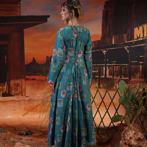 Gardenia dress - blue