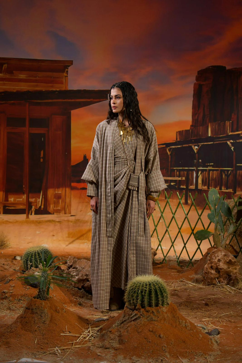Western Soul-sand  Dress+besht