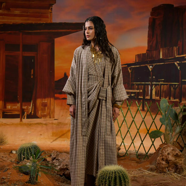 Western Soul-sand  Dress+besht
