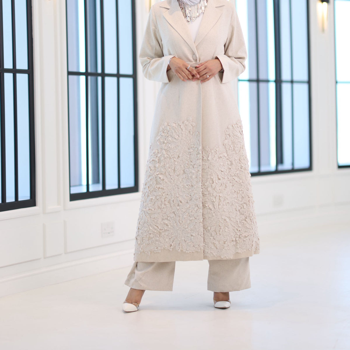 Eid 11 - Linen Floral Set