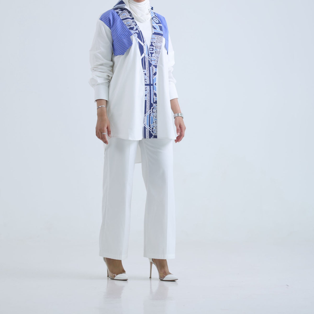 High Summer - Blue & White