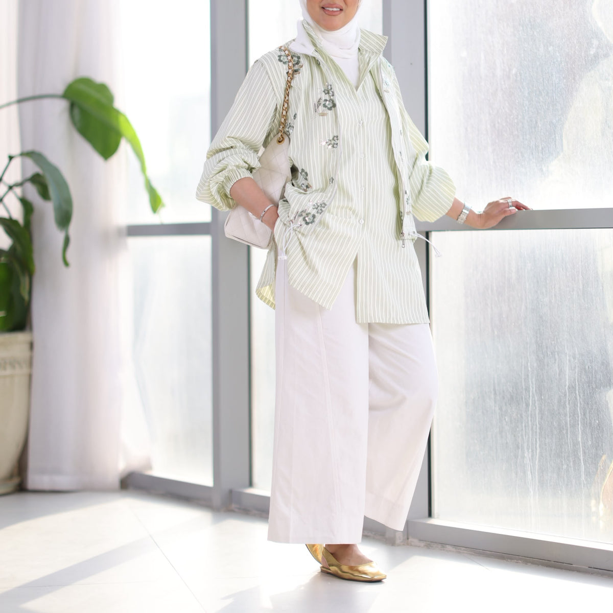 The Livia Shirt – Sage