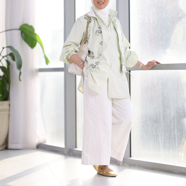 The Livia Shirt – Sage