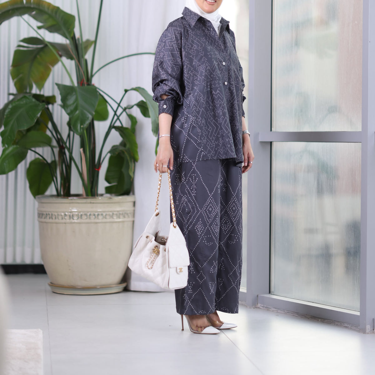 The Naya Set – Charcoal Print
