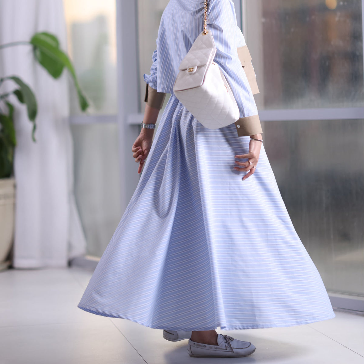 The Rosalie Dress – Sky Blue