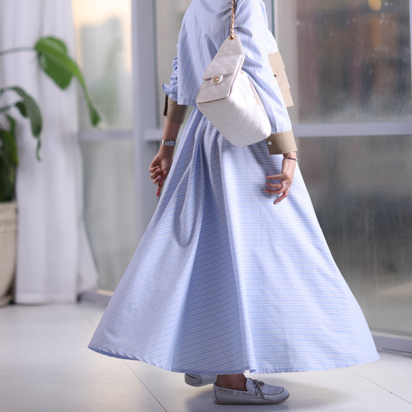 The Rosalie Dress – Sky Blue