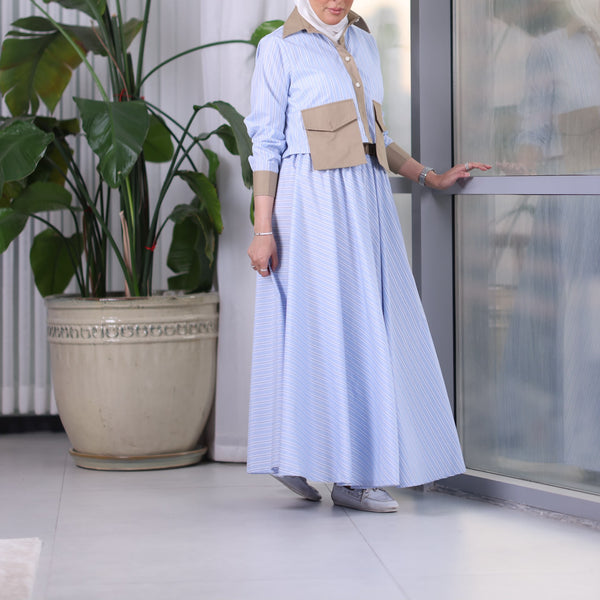 The Rosalie Dress – Sky Blue