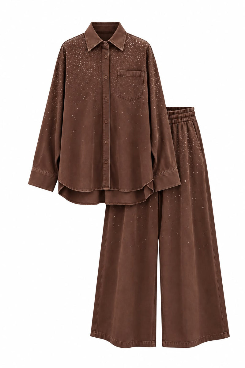 Bedazzled Set - Brown