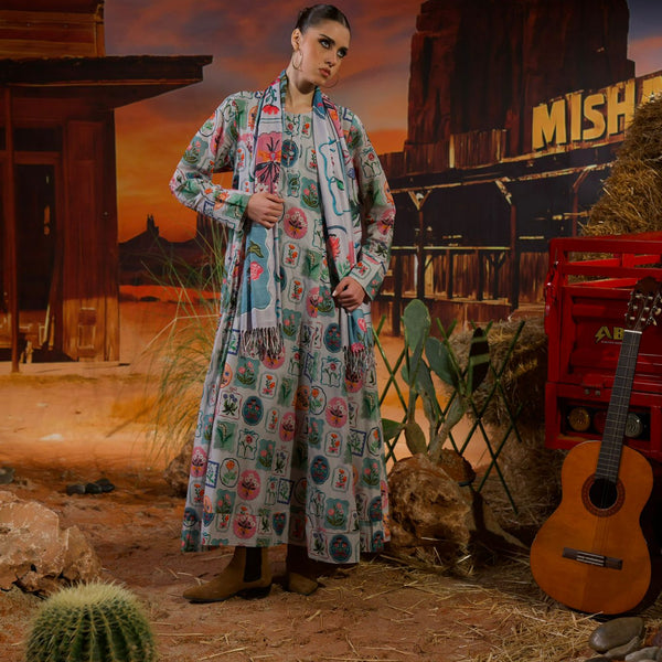 Gardenia scarve - gray