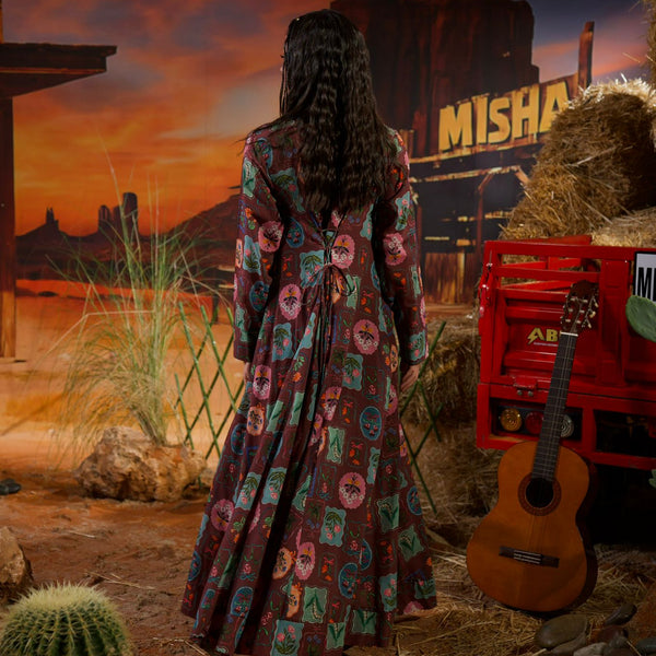 Gardenia dress - velvet rose