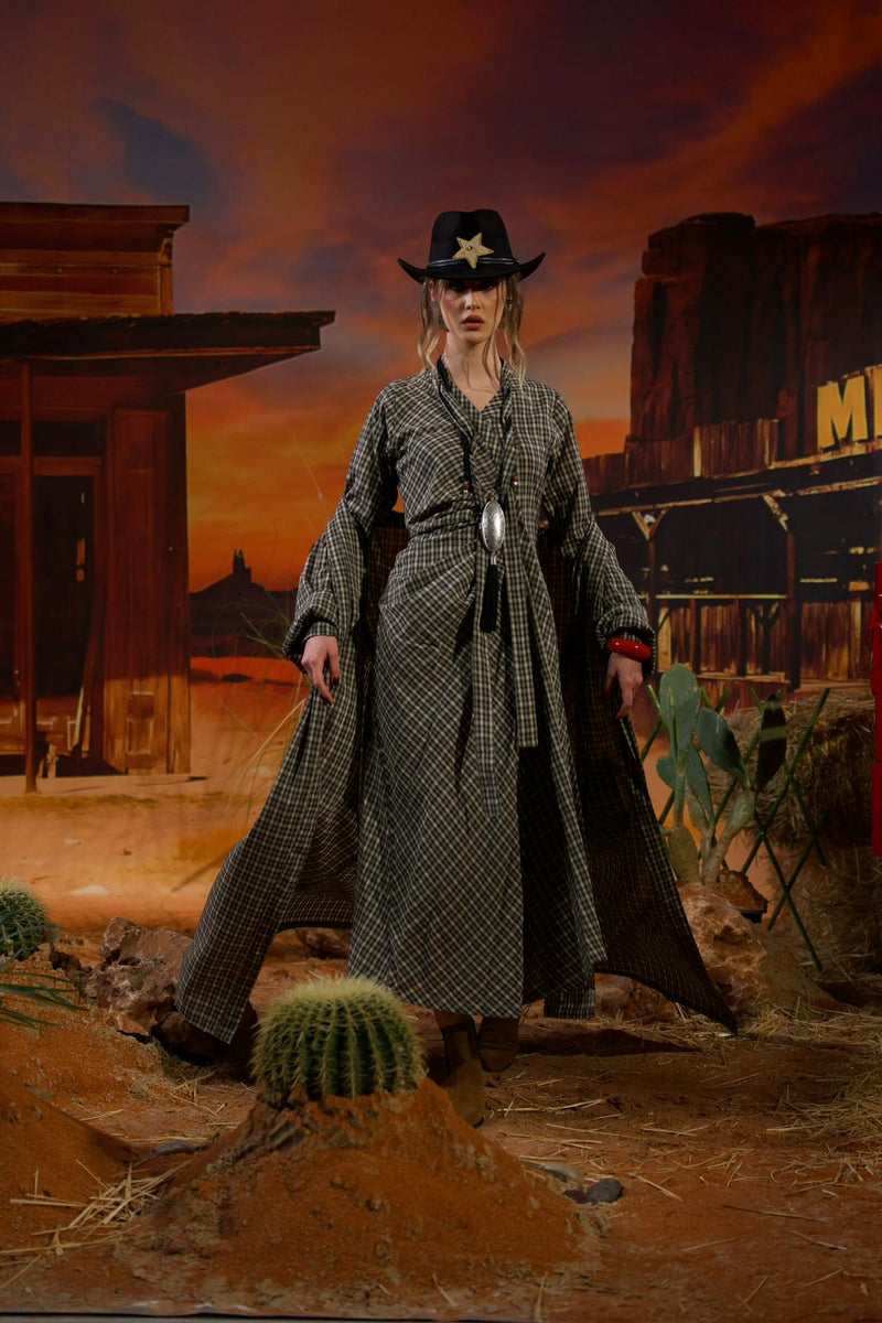 Western Soul- black  Dress+besht