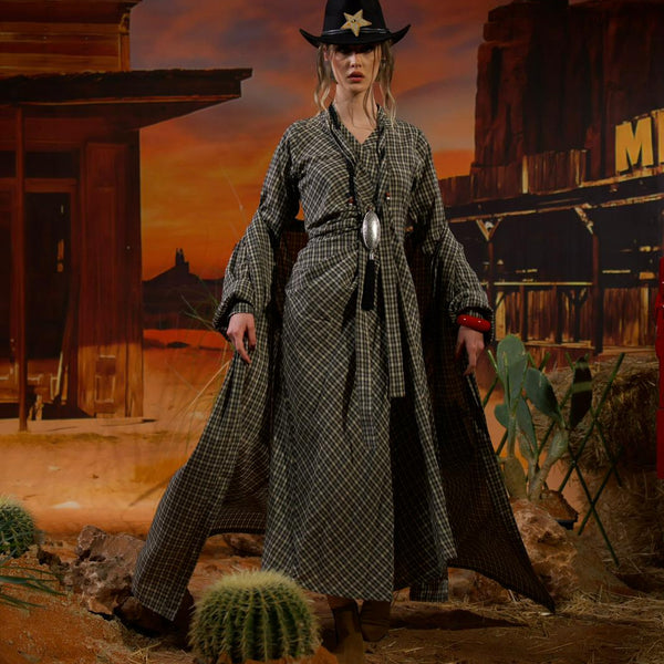 Western Soul- black  Dress+besht